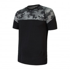 Мъжка мерино тениска MERINO IMPRESS black/honeycomb Мъжка мерино тениска MERINO IMPRESS black/honeycomb